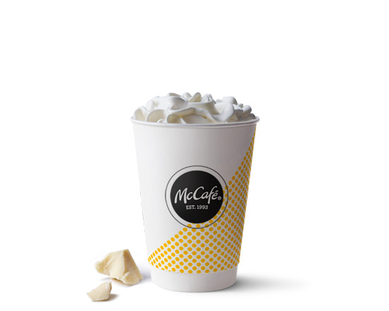 Order White Chocolate Hot Chocolate food online from McDonald's store, Independence on bringmethat.com