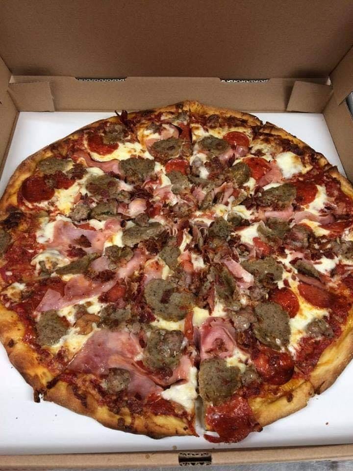 Order All Meat Pizza - 10" food online from Fred Italian Restaurant store, Grand Rapids on bringmethat.com