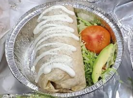 Order Vegetarian Burrito food online from Reyes Mexican Deli Inc. store, Bronx on bringmethat.com