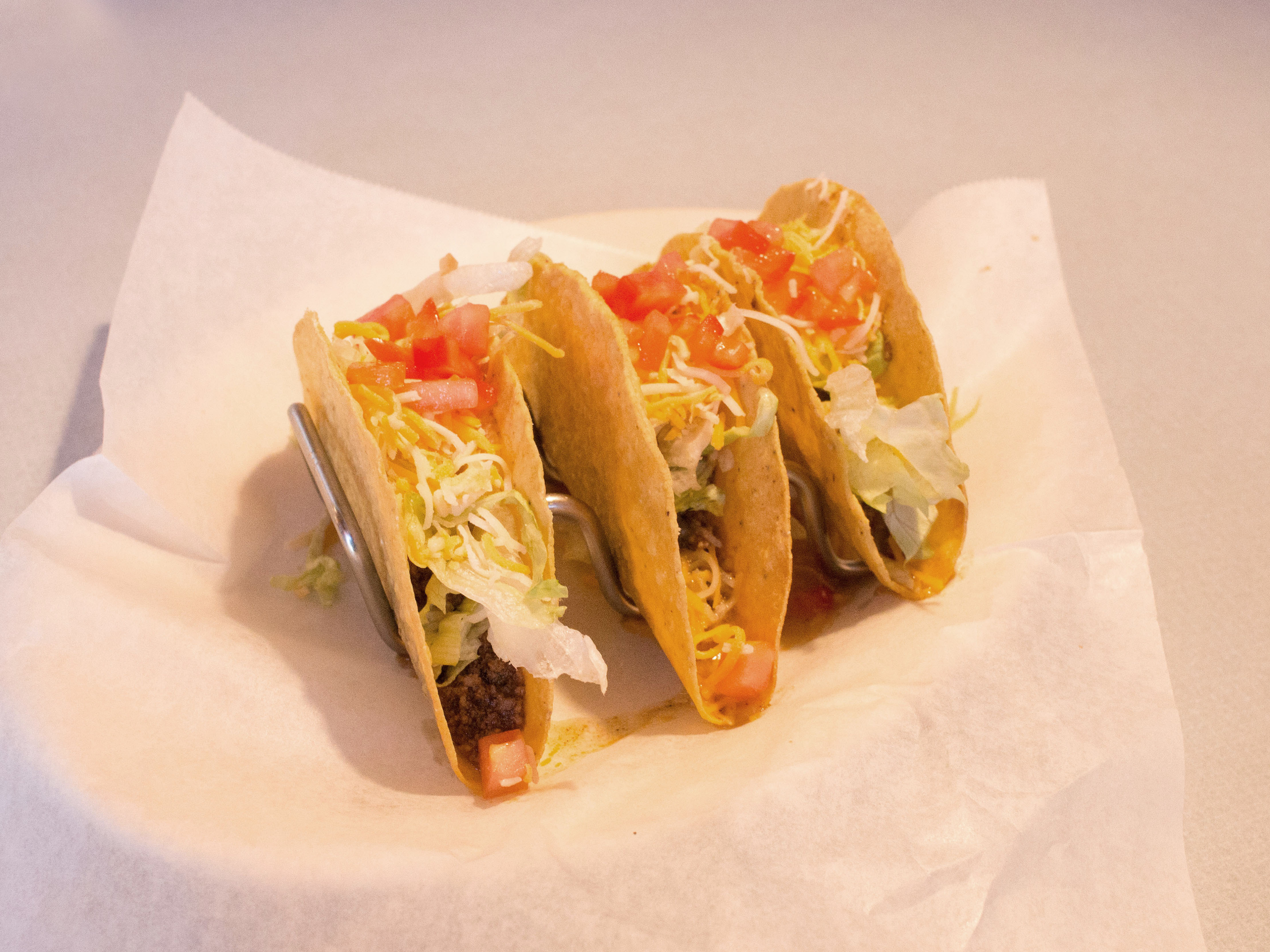 Order Ground Beef Taco food online from Soriano’s store, Flint on bringmethat.com