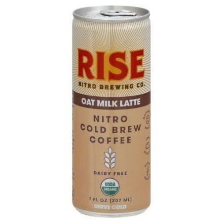 Order Rise Brewing Co. Oat Milk Latte Nitro Cold Brew Coffee (7 oz) food online from 7-Eleven By Reef store, Atlanta on bringmethat.com