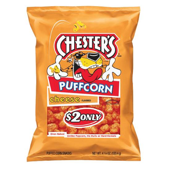 Order Chester's Cheese Puffcorn 4.5oz food online from Casey's General Store store, Council Bluffs on bringmethat.com