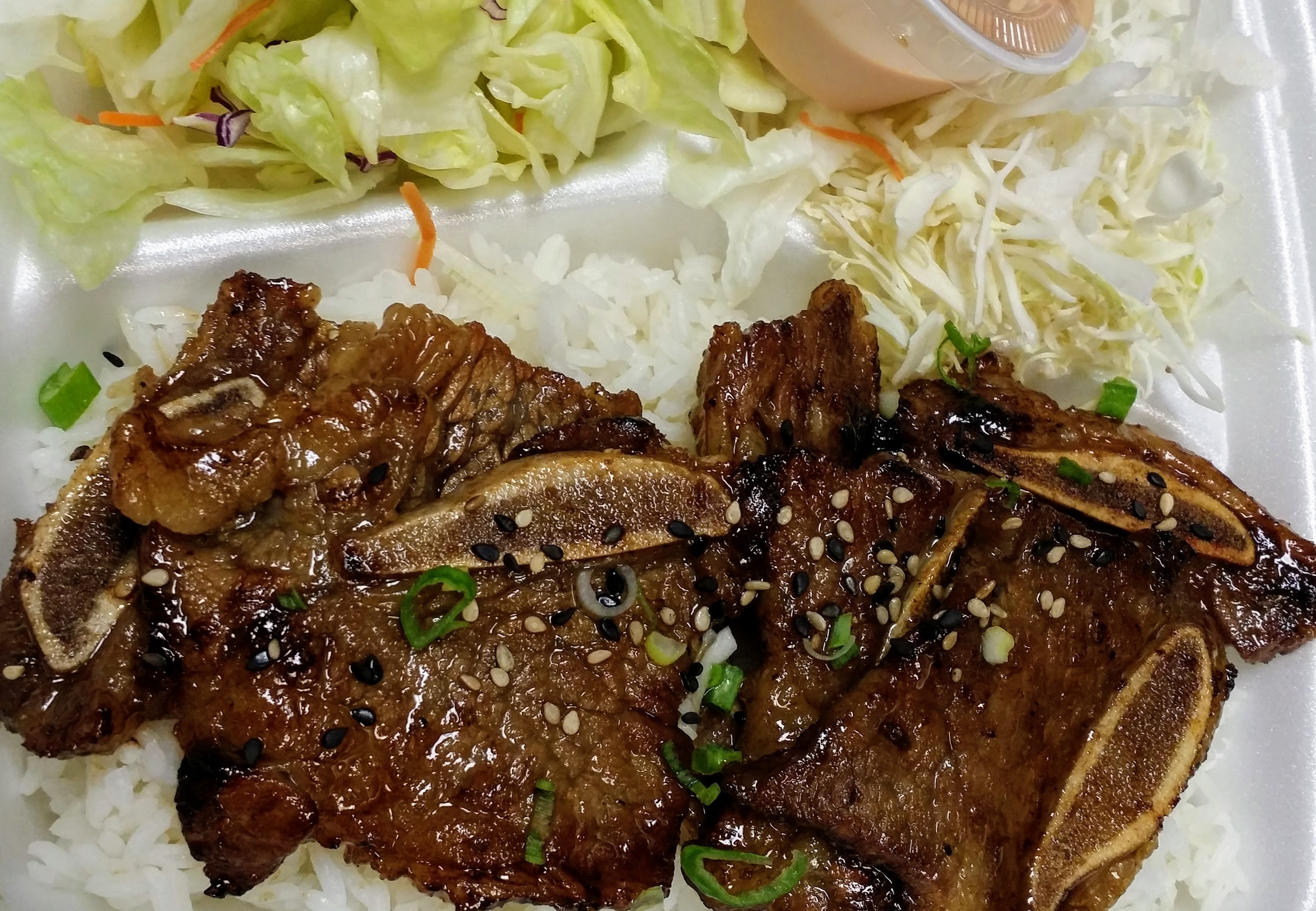 Order Kalbi Korean BBQ Plate food online from Doshirock store, Haltom City on bringmethat.com