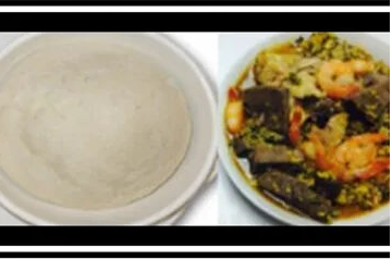 Order Cassava Fufu food online from African Grill And Bar store, Denver on bringmethat.com
