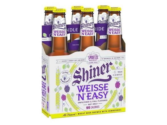 Order Shiner Weisse 'N' Easy - 6x 12oz Bottles food online from Liquor Cabinet store, Houston on bringmethat.com