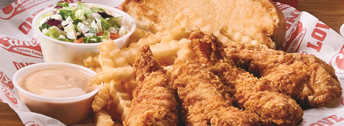 Order The Box Combo food online from Raising Cane's Chicken Fingers store, Omaha on bringmethat.com