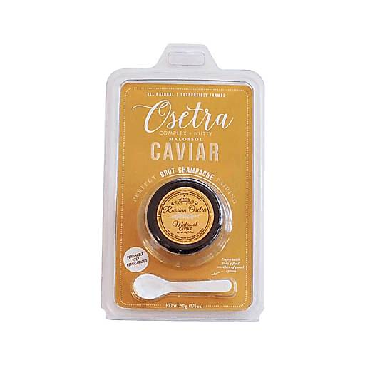 Order Pacific Plaza Russian Osetra Caviar with MP Spoon 50 Gram food online from Everyday Needs by Gopuff store, Torrance on bringmethat.com