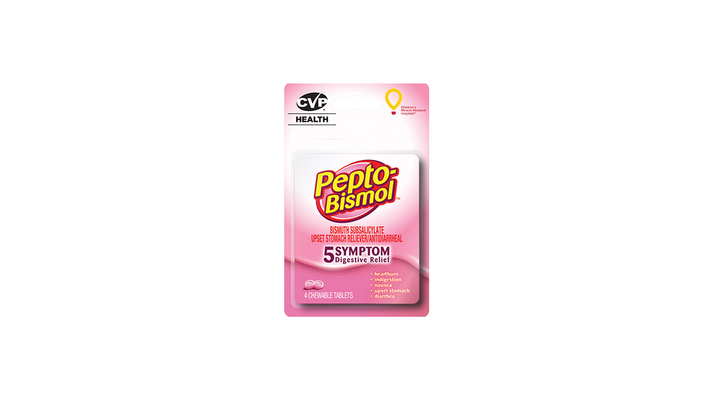 Order Pepto Bismol 4 Pc food online from Extra Mile 3022 store, Lincoln on bringmethat.com