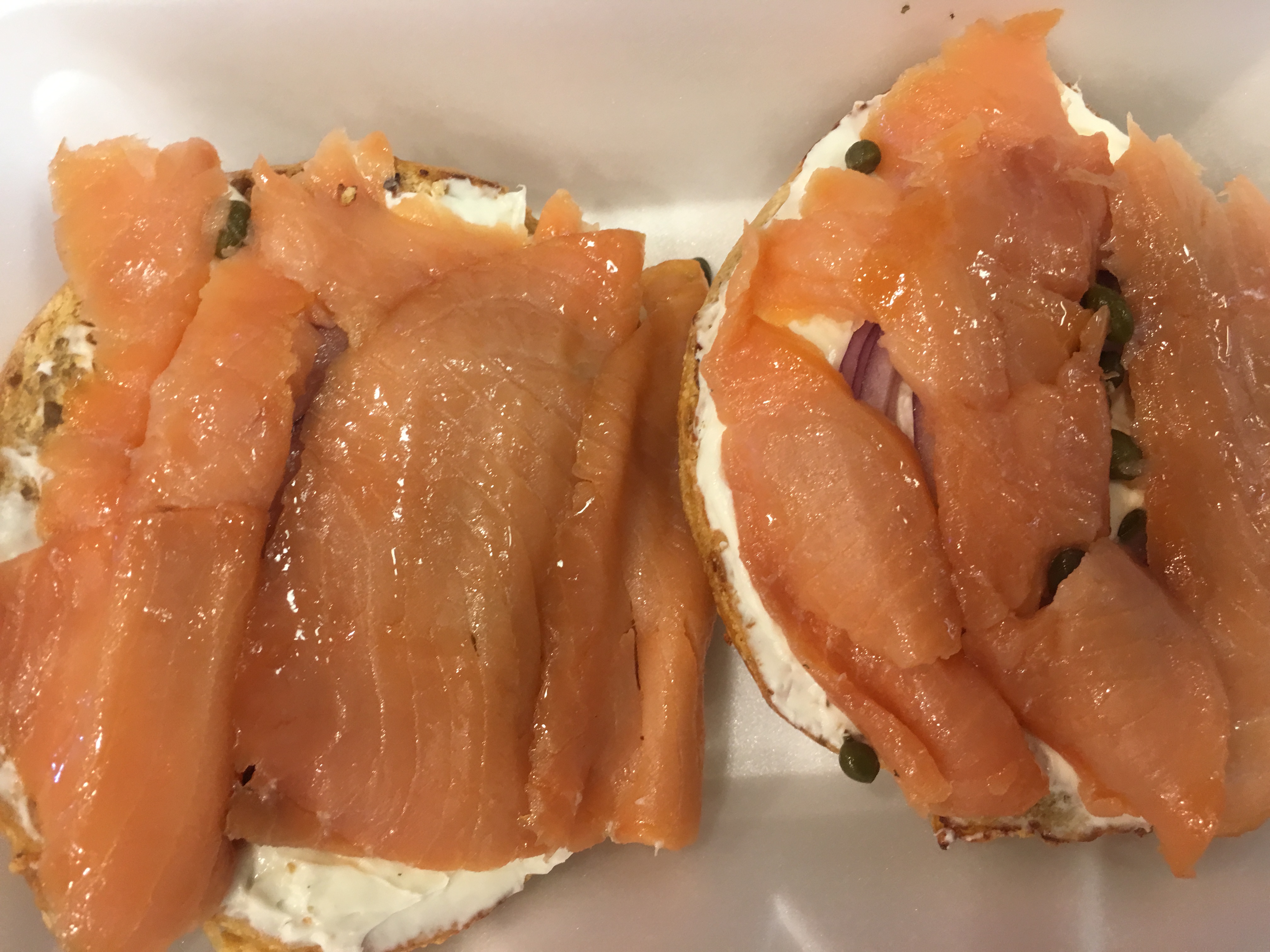 Order Lox Bagel Sandwich food online from The Bagel Shack store, Lake Forest on bringmethat.com