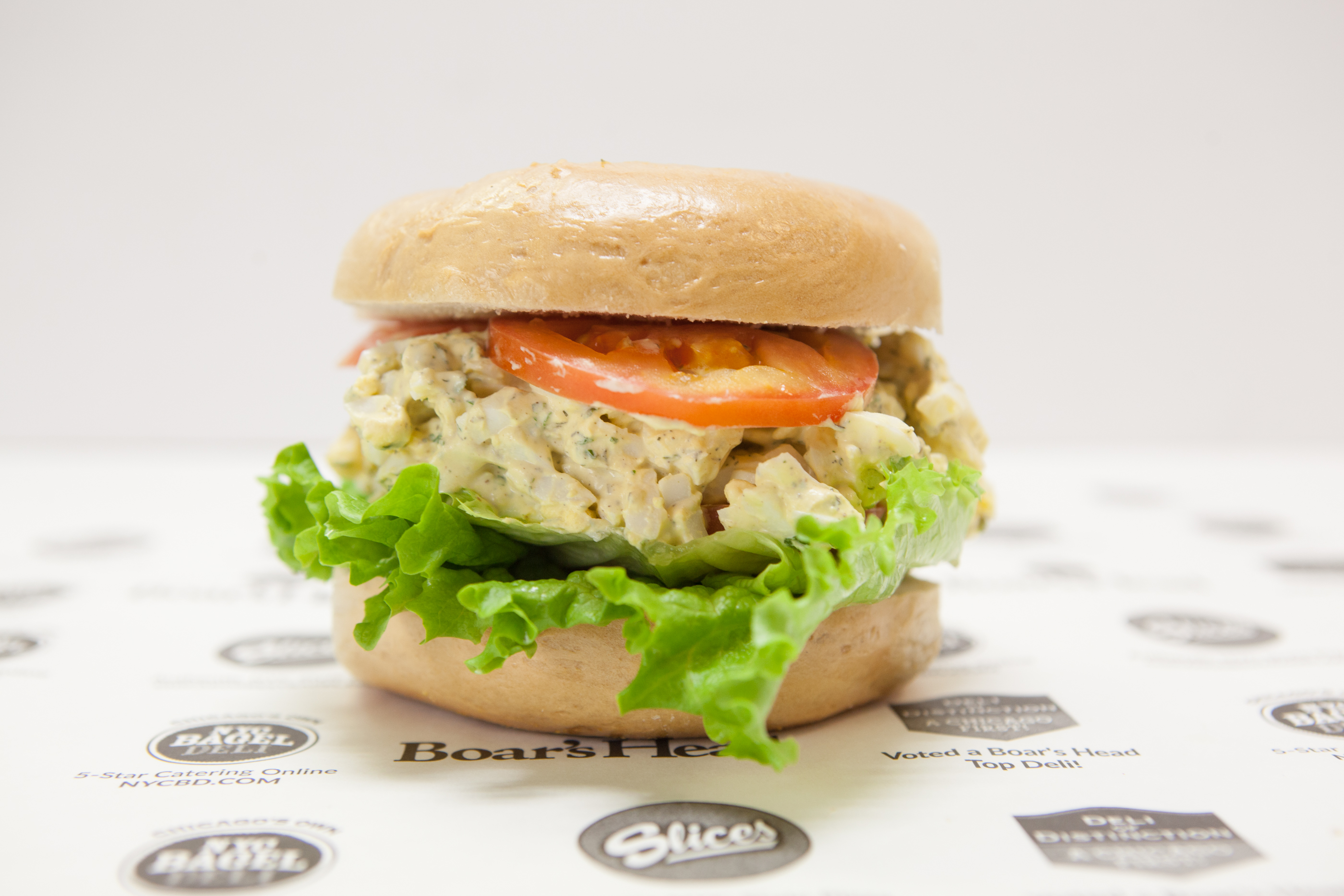 Order Egg Salad Sandwich food online from NYC Bagel Deli store, Chicago on bringmethat.com