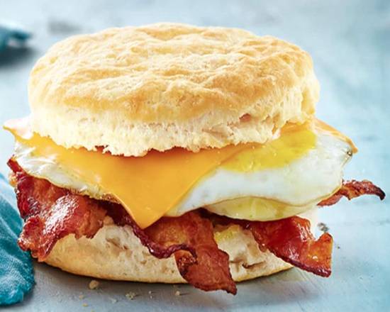 Order Bacon, Egg and Cheese Biscuits food online from Twisty Donuts store, Mansfield on bringmethat.com