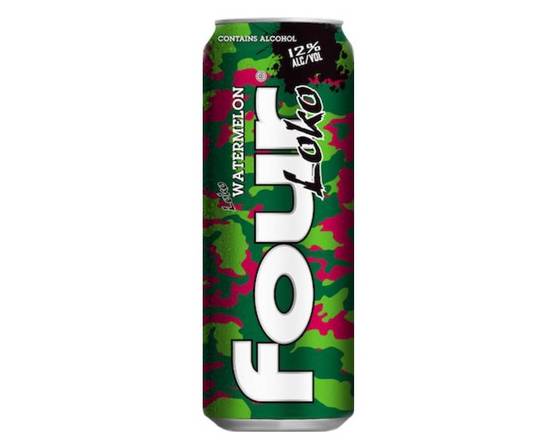 Order Four Loko Watermelon, 23.5oz cans, (12% ABV) food online from Moby Liquor store, Los Angeles on bringmethat.com
