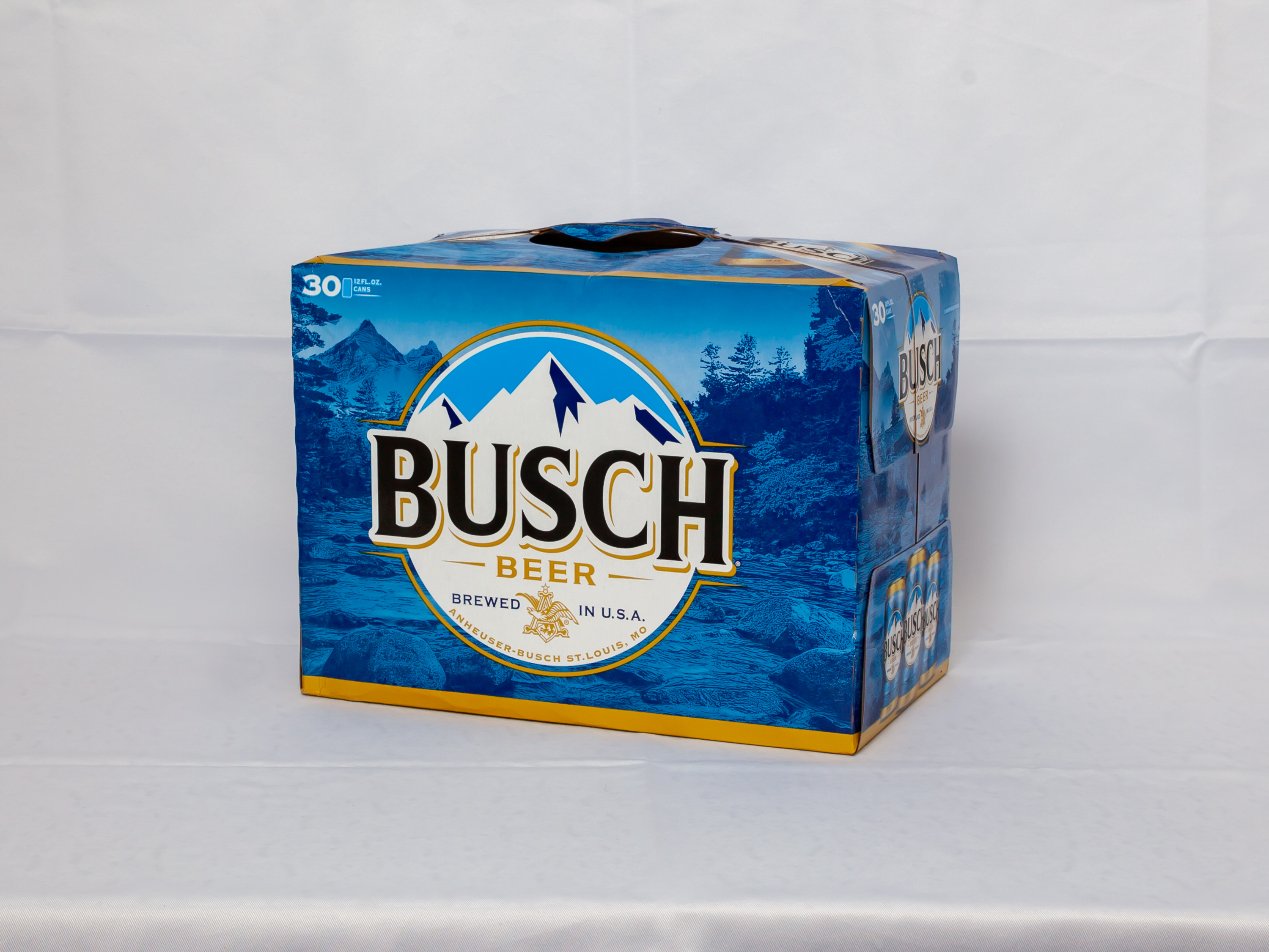 Order Busch 30 Pack Cans 12 OZ Beer food online from Country Club Hills Food And Liquor store, Country Club Hills on bringmethat.com