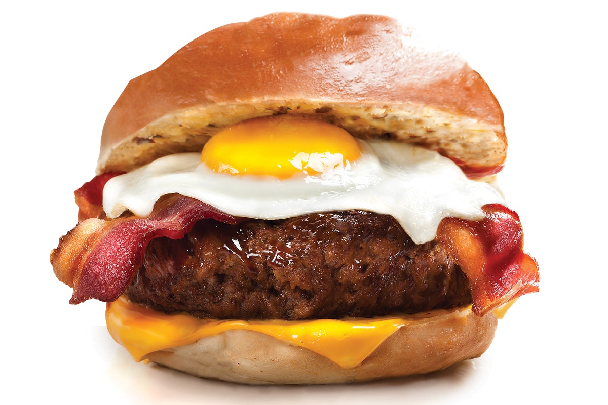 Order Brunch Burger food online from Arooga's store, Harrisburg on bringmethat.com