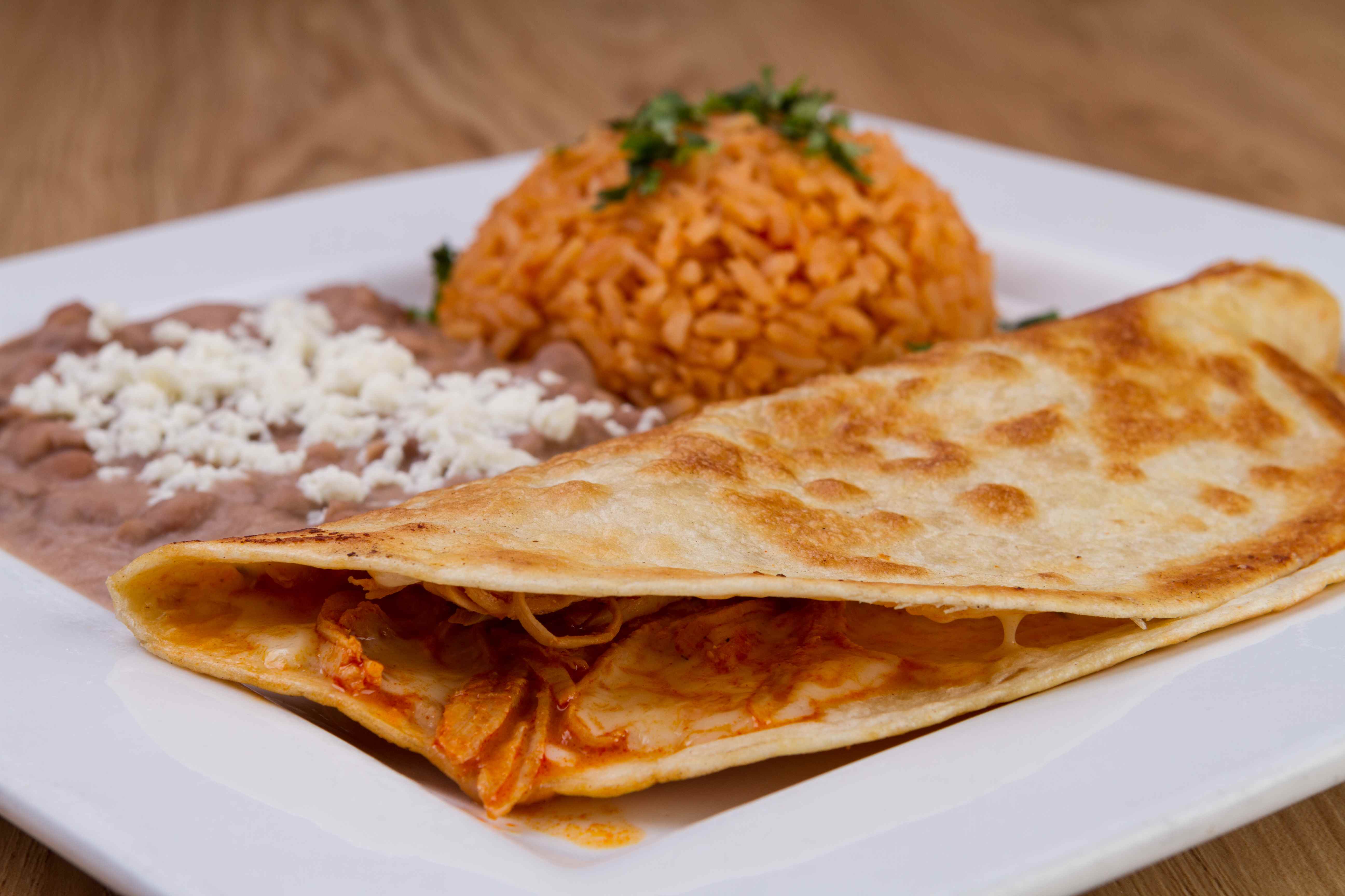 Order Quesadillas food online from Taqueria Mexico store, Hoover on bringmethat.com