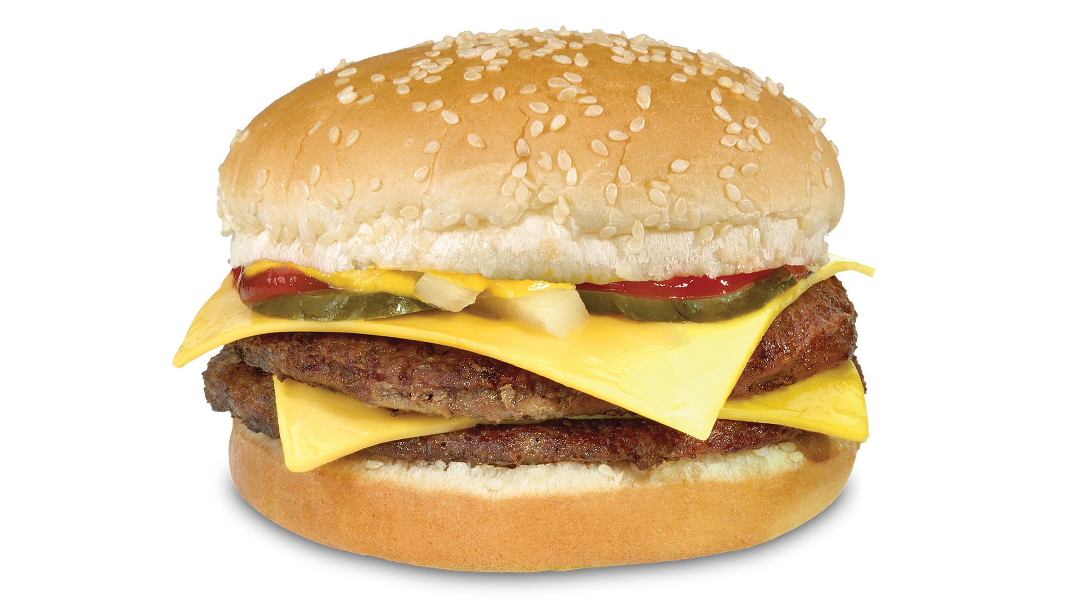Order Combo 11. Double Cheeseburger food online from Amigos/Kings Classic store, Lincoln on bringmethat.com