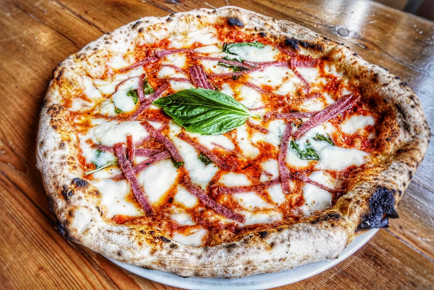 Order Diavola Pizza food online from Acqua E Farina store, Newtown on bringmethat.com
