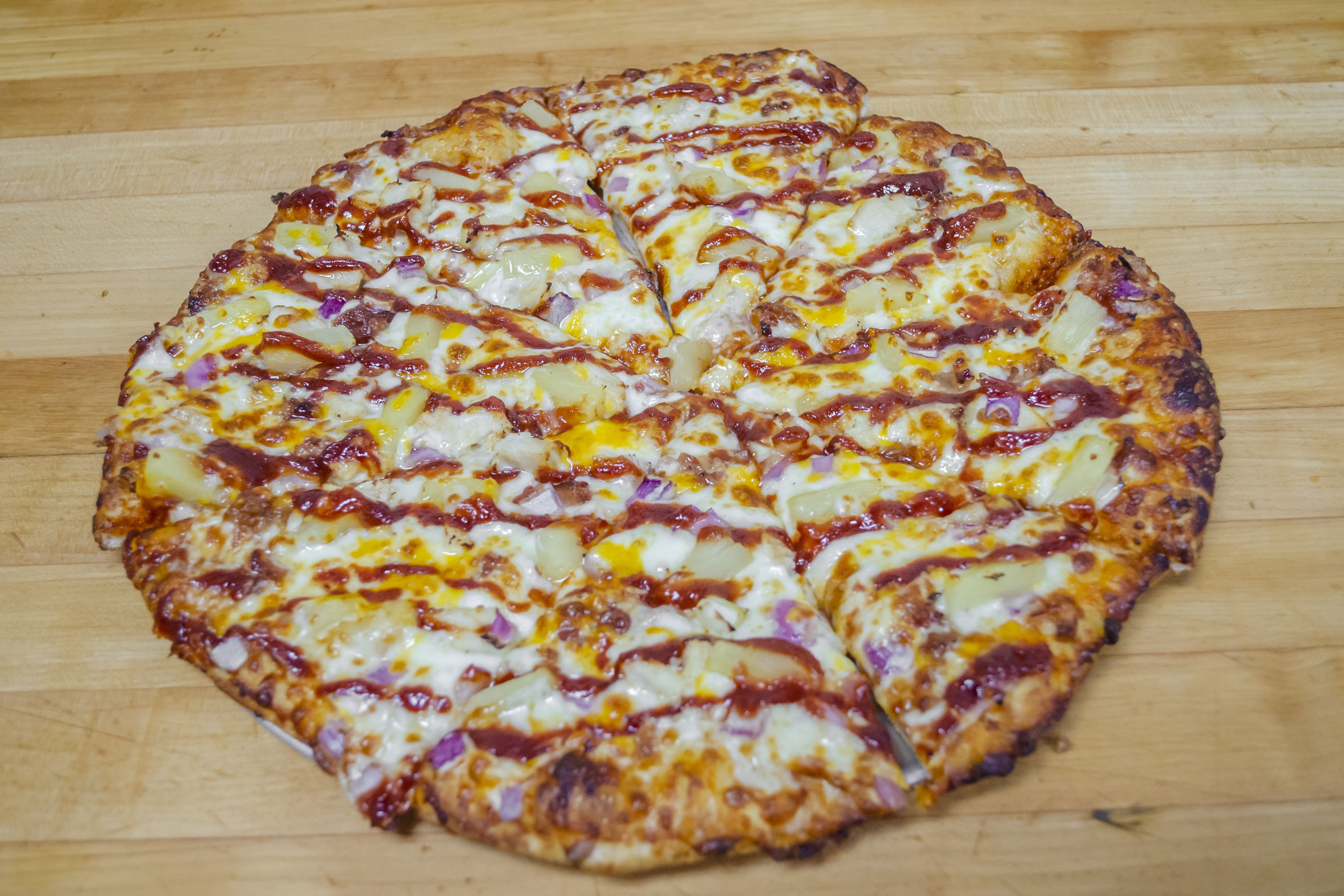 Order BBQ Pizza - Personal 8" food online from 701 Pizza store, Citrus Heights on bringmethat.com