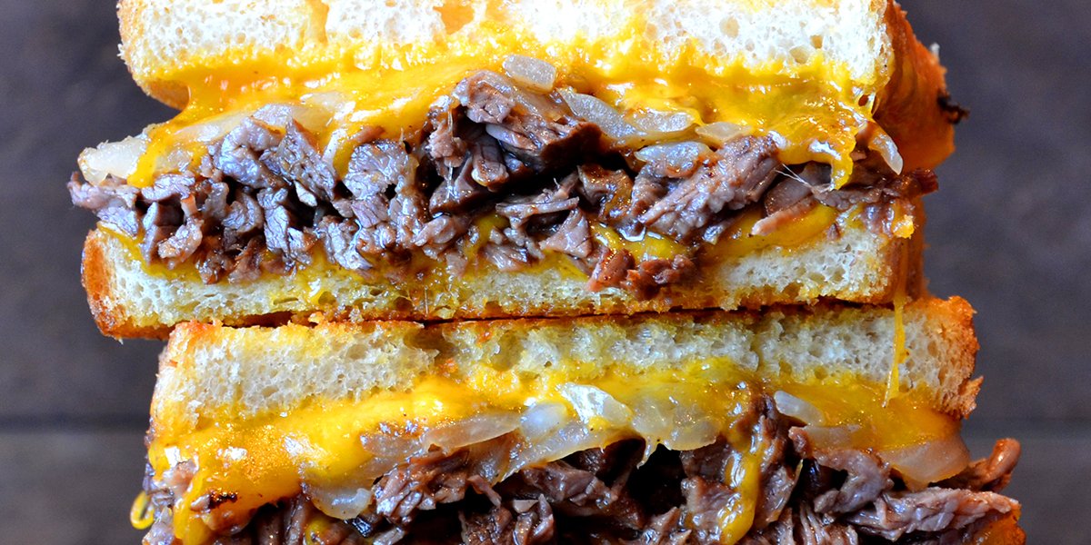 Order Smoked Brisket Grilled Cheese  food online from American Grilled Cheese Company store, Albuquerque on bringmethat.com