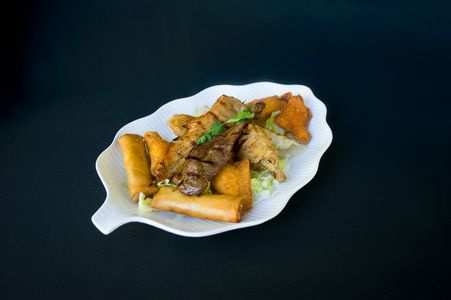 Order Combination Plate food online from Dragon Pond store, Walnut Creek on bringmethat.com