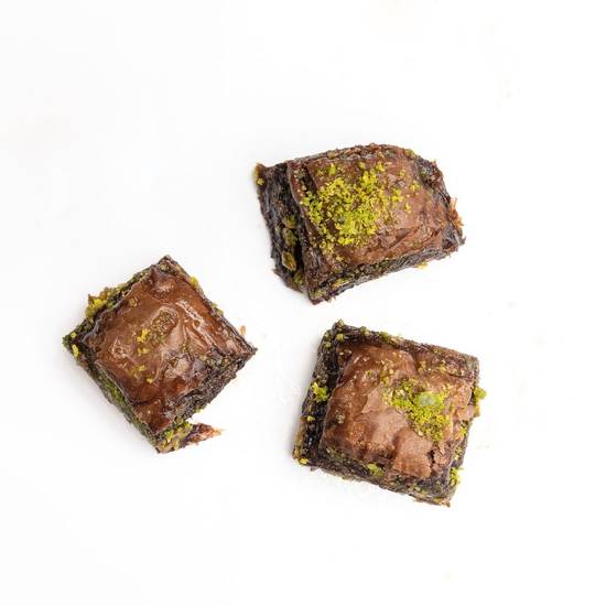 Order Chocolate Baklava (3pcs) food online from Sheesh Grill store, Sully on bringmethat.com