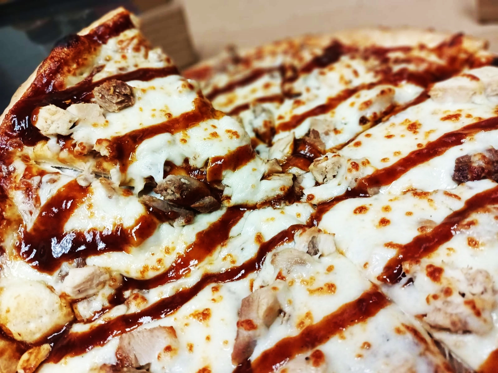 Order BBQ Chicken Pizza food online from Hot Oven Pizza store, West Jordan on bringmethat.com