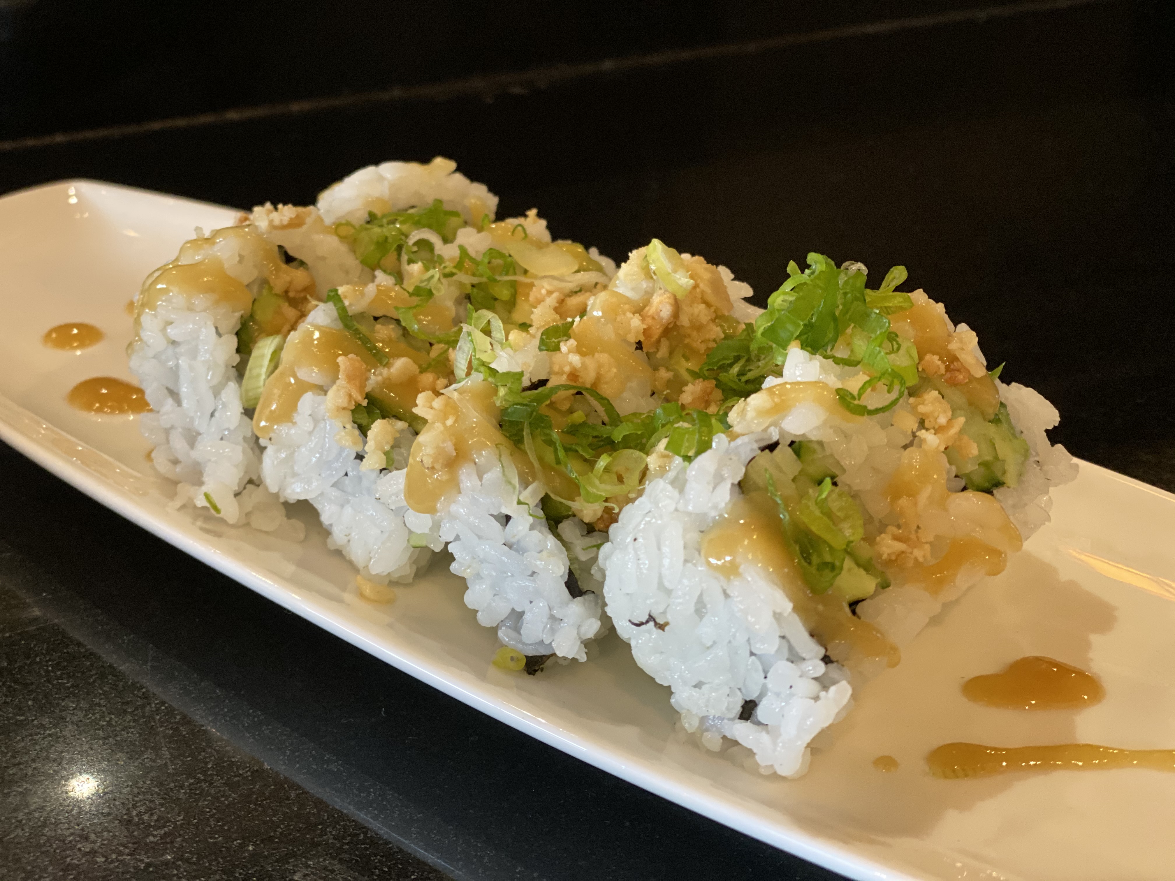 Order Vegan Spicy Sherlock Roll food online from Sushi Confidential store, Campbell on bringmethat.com