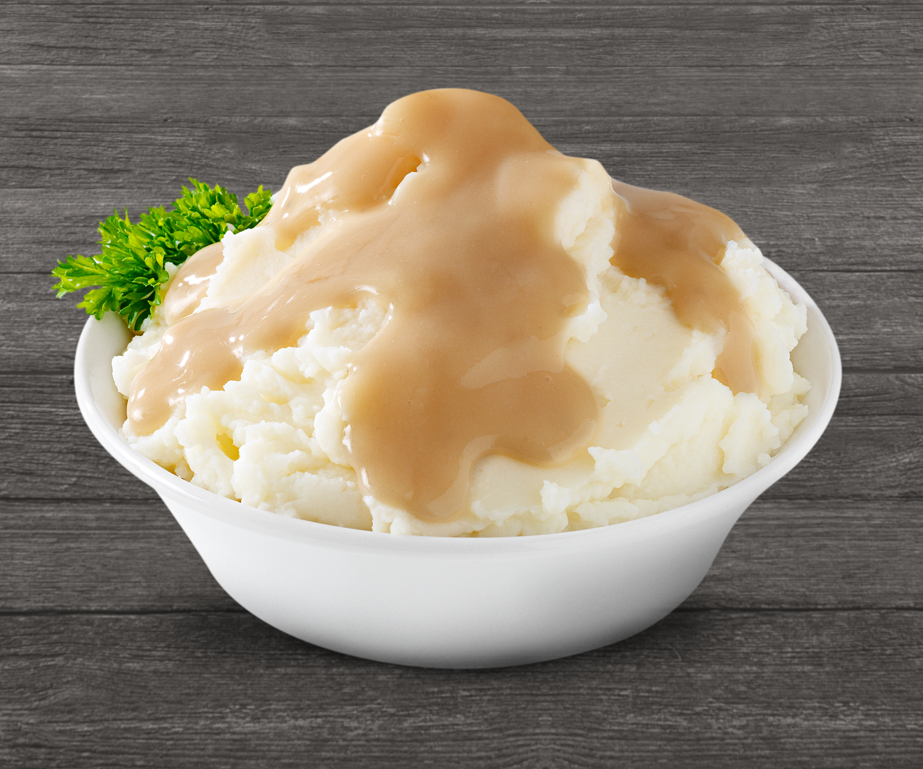 Order Mashed Potatoes with Gravy food online from Brown Chicken store, Naperville on bringmethat.com