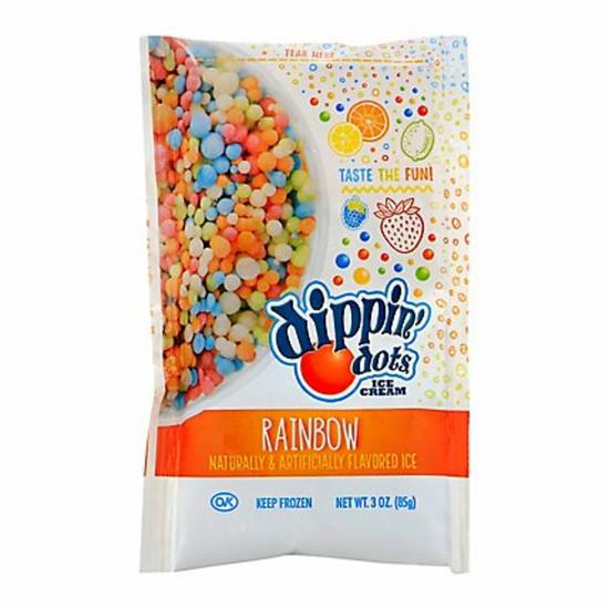 Order Dippin' Dots Rainbow Flavor Ice Cream food online from IV Deli Mart store, Goleta on bringmethat.com
