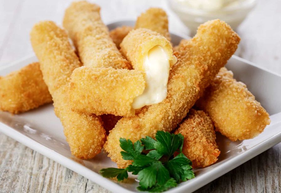 Order Cheesy Mozzarella Sticks food online from Two Cousins Paradise store, Paradise on bringmethat.com