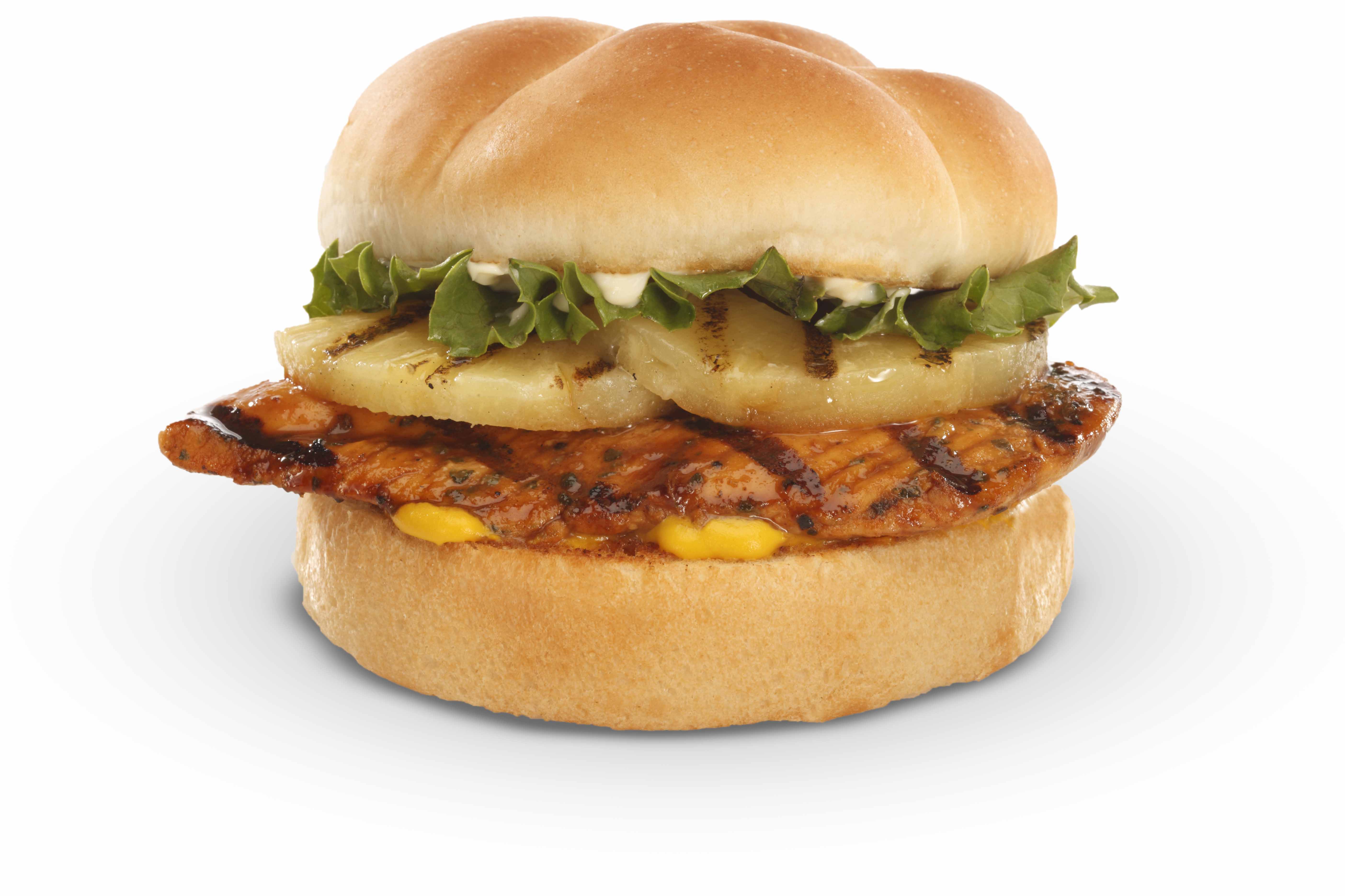 Order Hawaiian Chicken Sandwich food online from Back Yard Burgers store, Little Rock on bringmethat.com