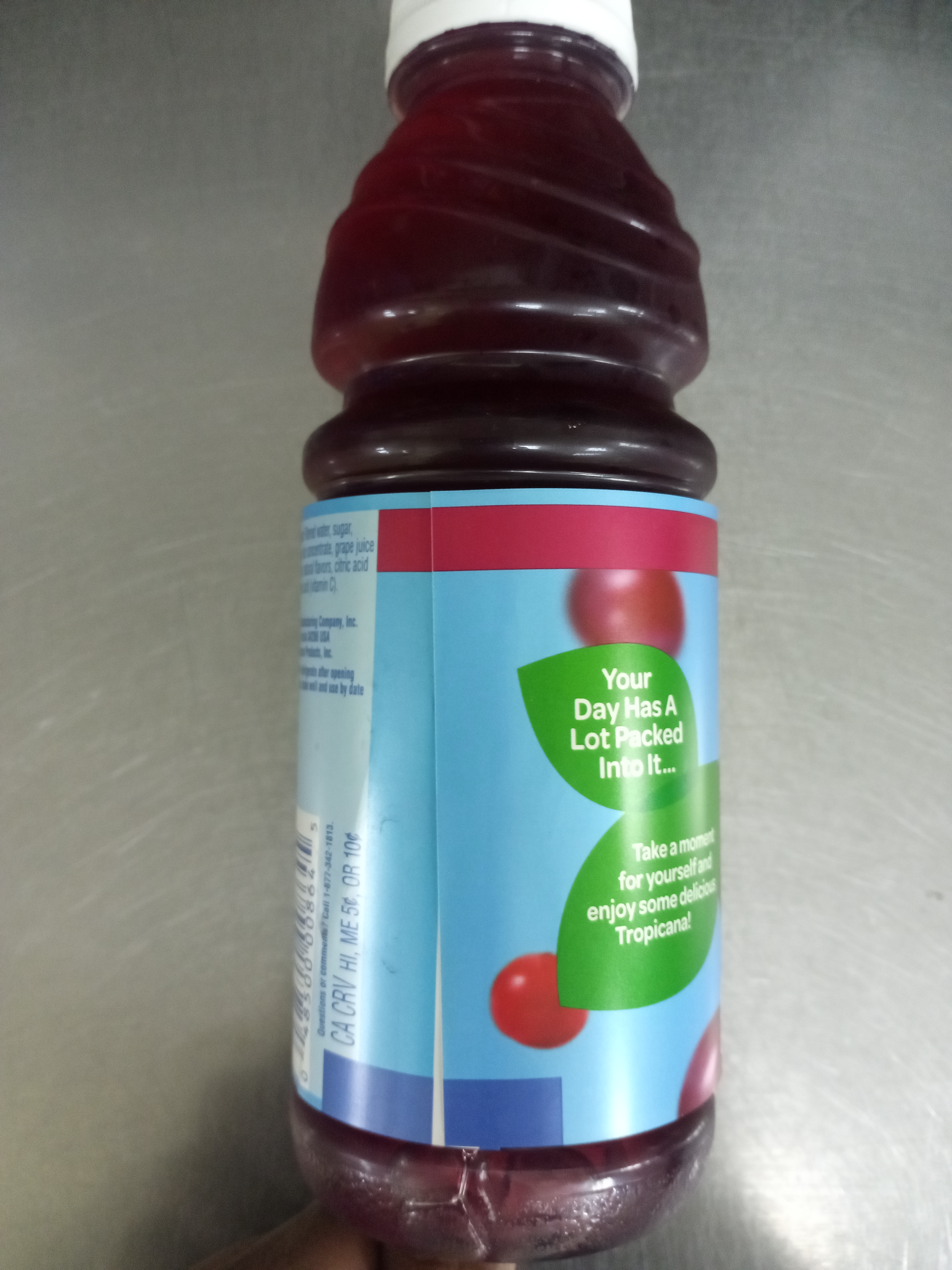 Order Cranberry juice (Tropicana) food online from Aminas Cafe store, Bronx on bringmethat.com