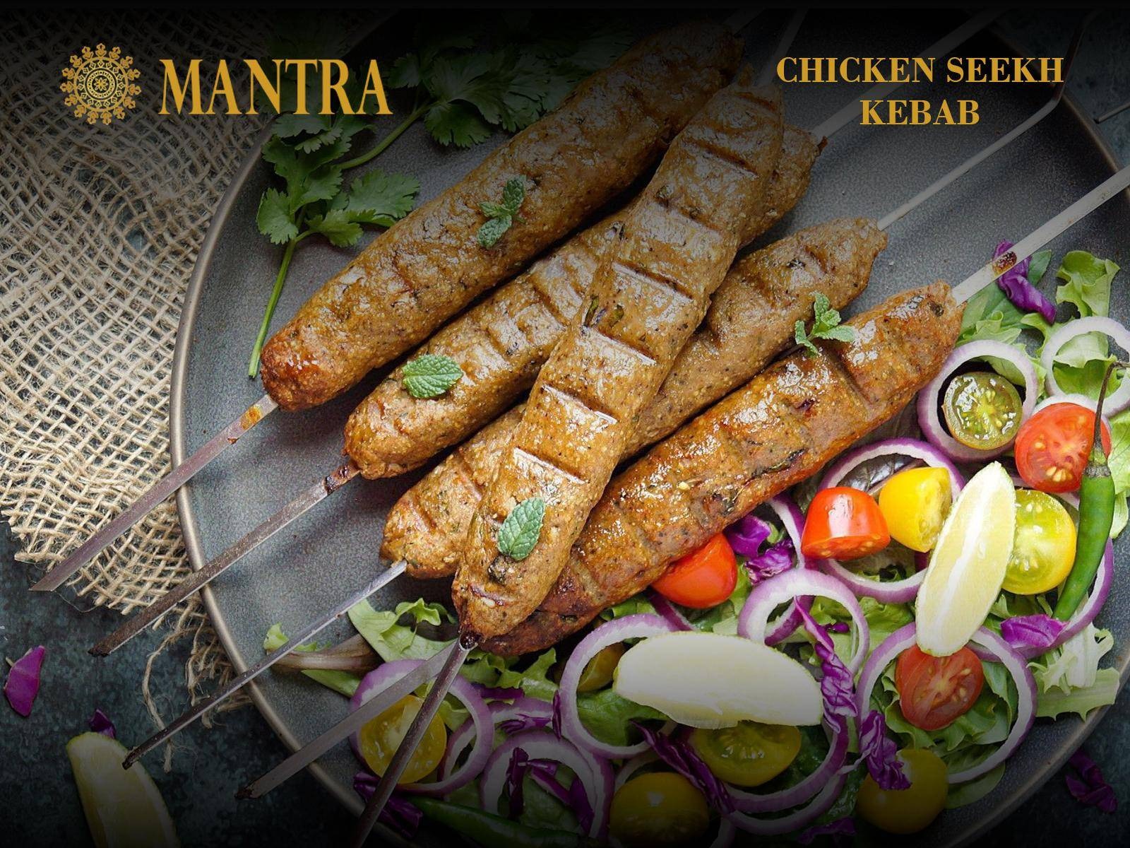 Order Chicken Seekh Kabab food online from Mantra Authentic Indian Restaurant store, Jersey City on bringmethat.com