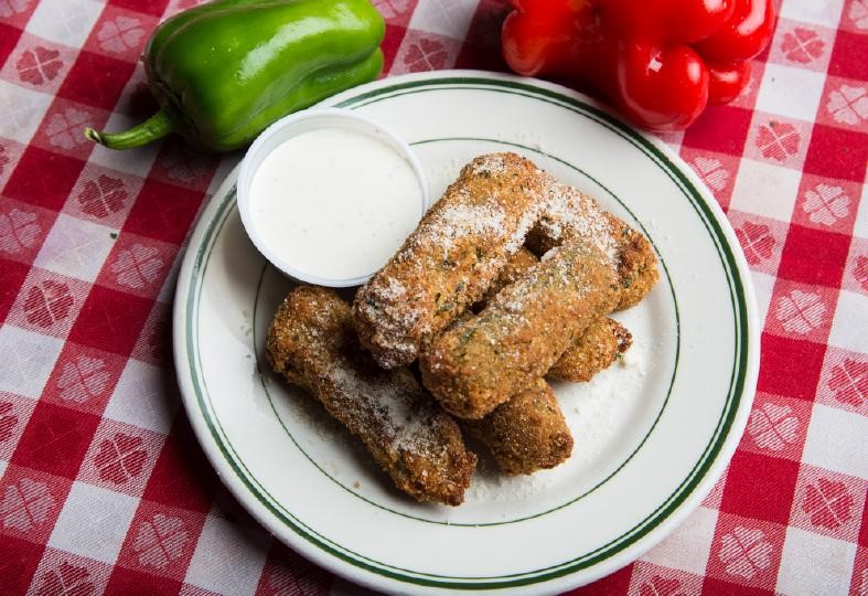 Order Fried Zucchini food online from Mario Italian Cafe Vi store, Indio on bringmethat.com