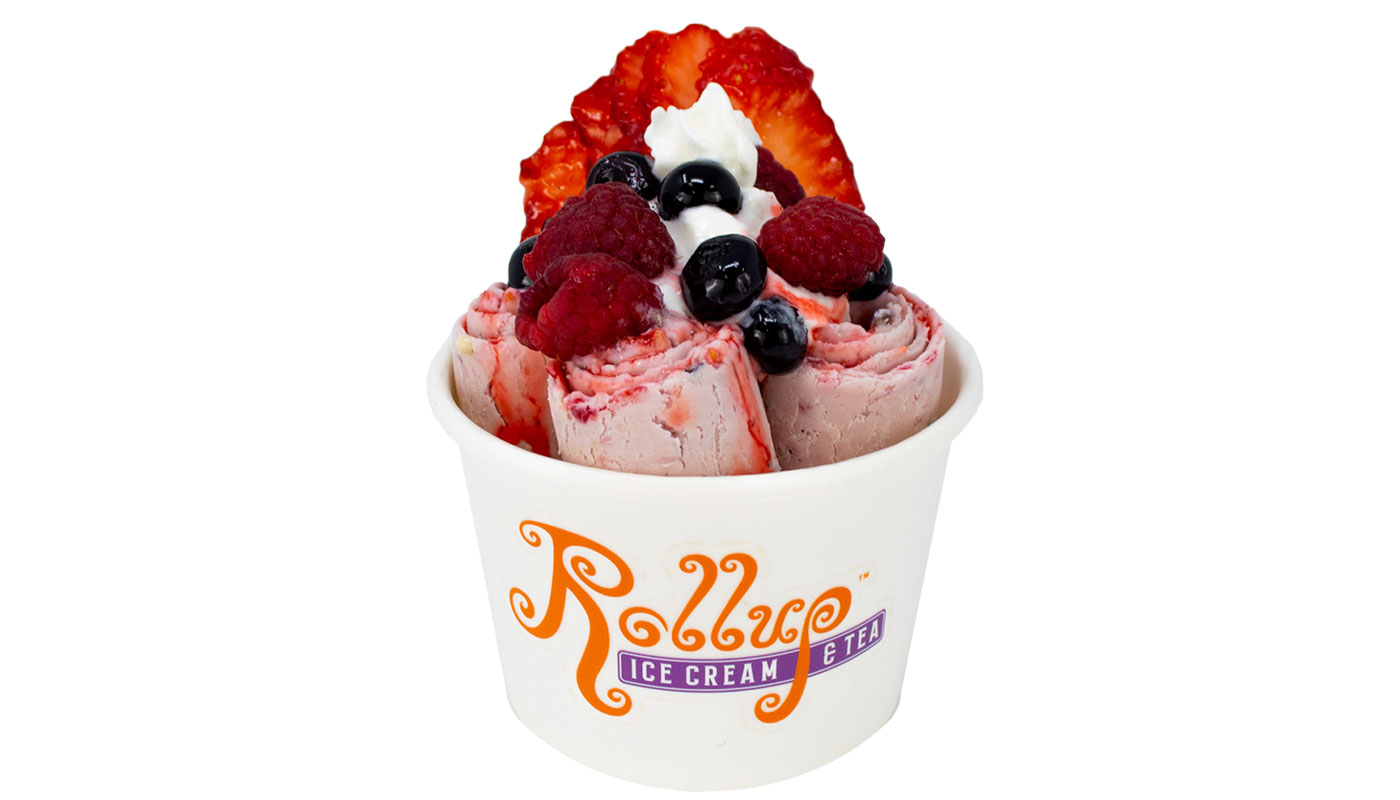 Order Berry Blast Rollup Ice Cream food online from Rollup Ice Cream & Tea- Portage store, Portage on bringmethat.com