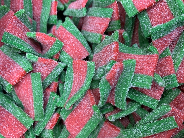 Order 3 Color Sour Belts Bag food online from The World Of Goodies store, Teaneck on bringmethat.com