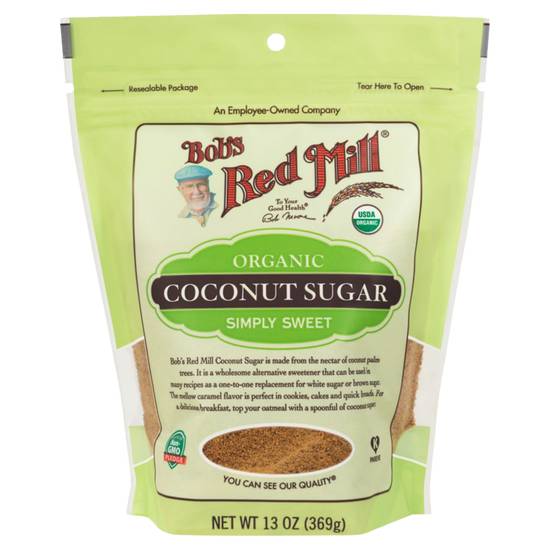 Order Bob's Red Mill Organic Coconut Sugar 13oz food online from Everyday Needs by Gopuff store, Stamford on bringmethat.com