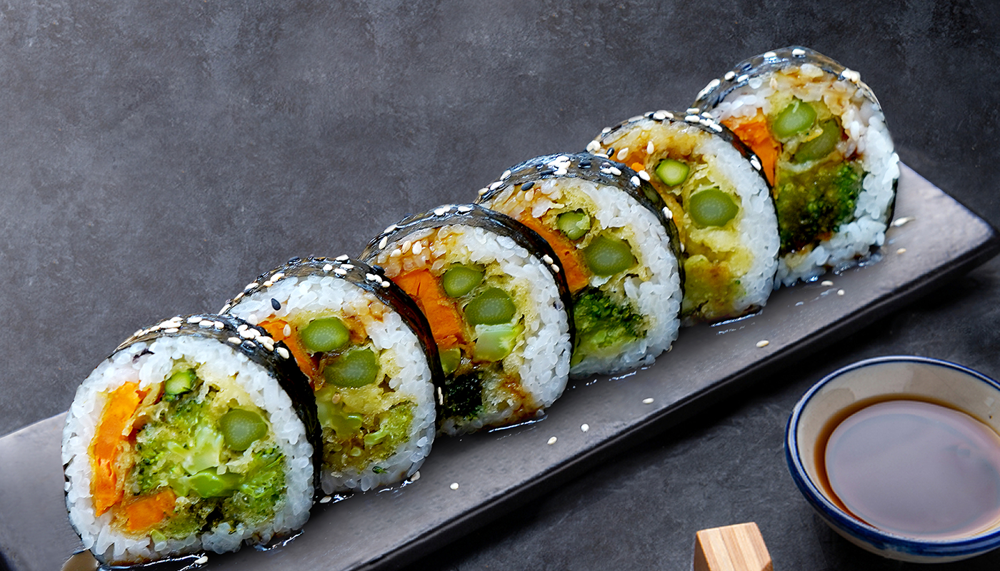 Order 58. Garden Roll food online from Ky Sushi store, Irvine on bringmethat.com
