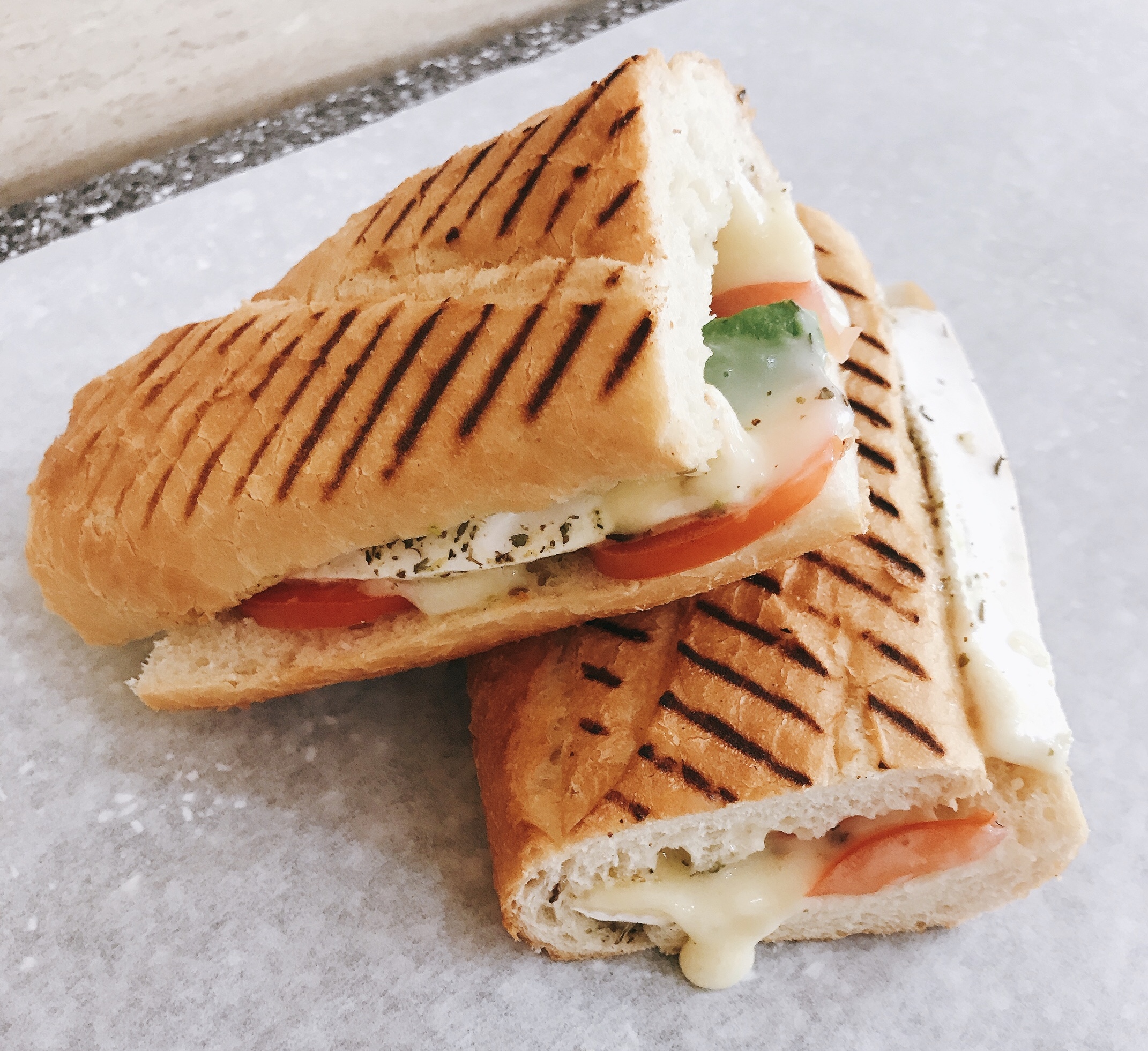 Order Hot Brie Melt Sandwich food online from Le Diplomate Cafe store, Irvine on bringmethat.com