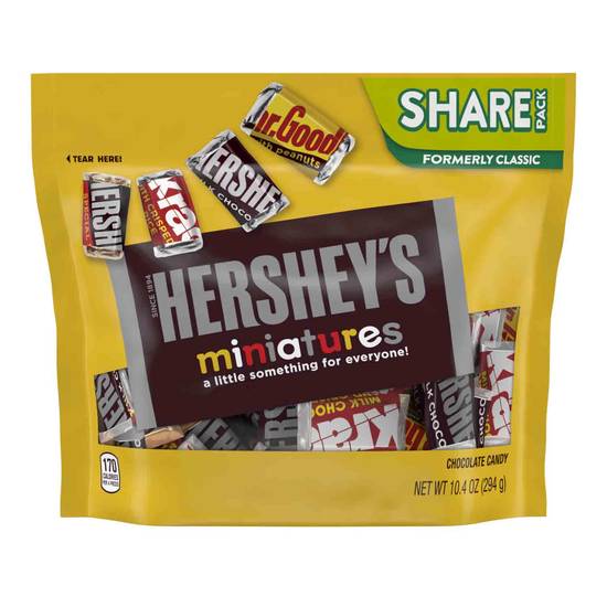 Order Hershey's Miniatures Chocolate Candy Assortment (10.4 oz) food online from Rite Aid store, Eugene on bringmethat.com