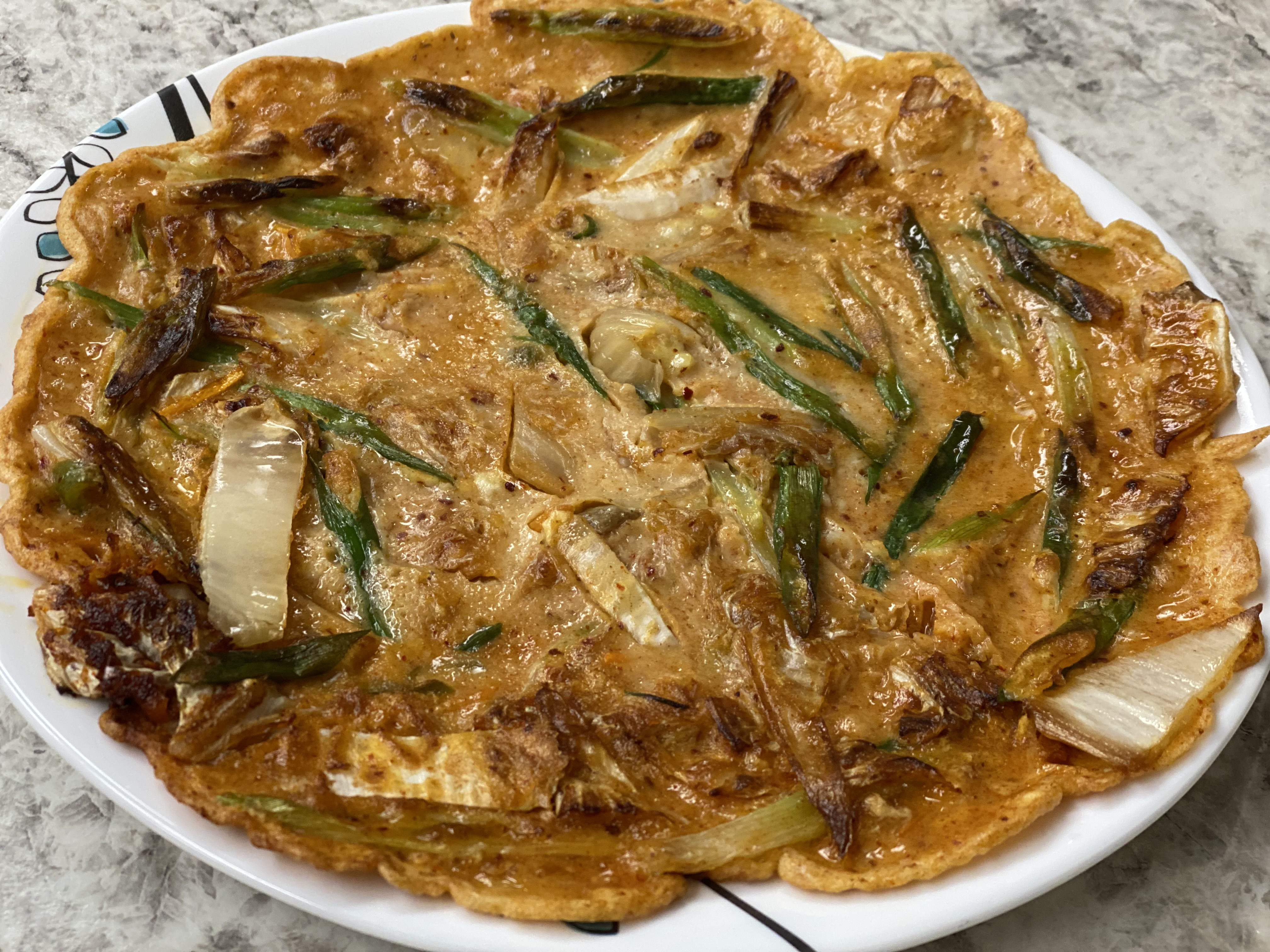 Order SN18. Kimchijeon (Kimchi Pancake) 韓式泡菜煎餅 food online from Uncle Chen Primetime store, State College on bringmethat.com