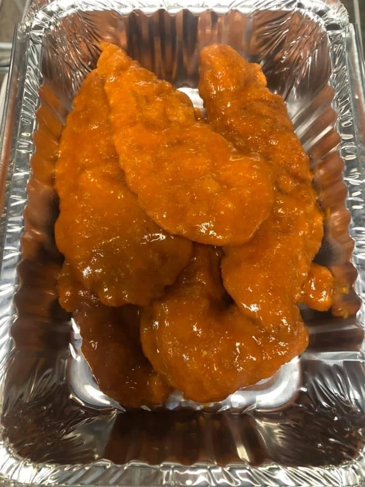 Order Buffalo Fingers - Small (4 Pieces) food online from Phillip's Roast Beef & Pizza store, Rowley on bringmethat.com