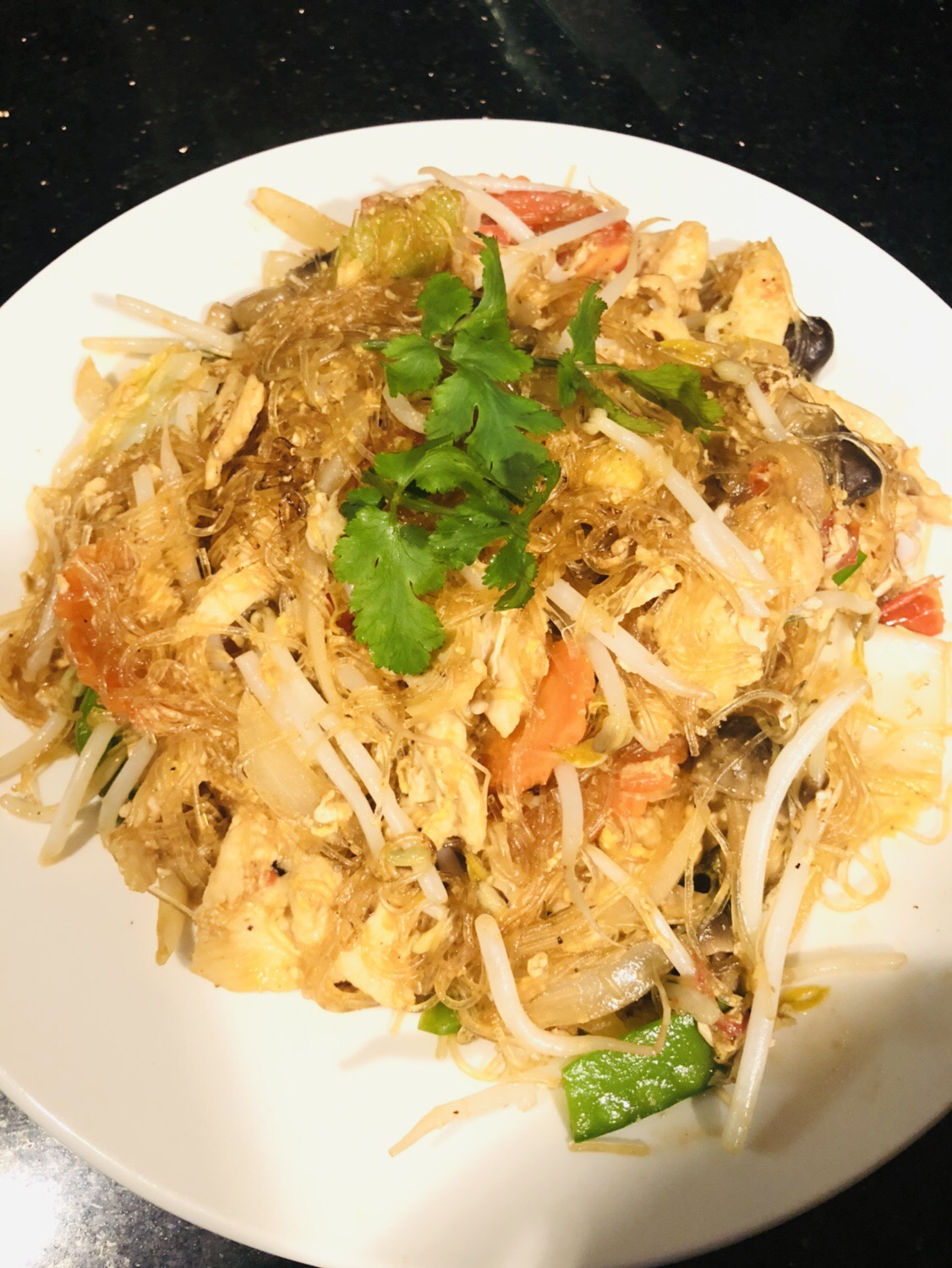 Order Pad Woon Sen food online from Exotic Thai Cafe store, Woodland Hills on bringmethat.com