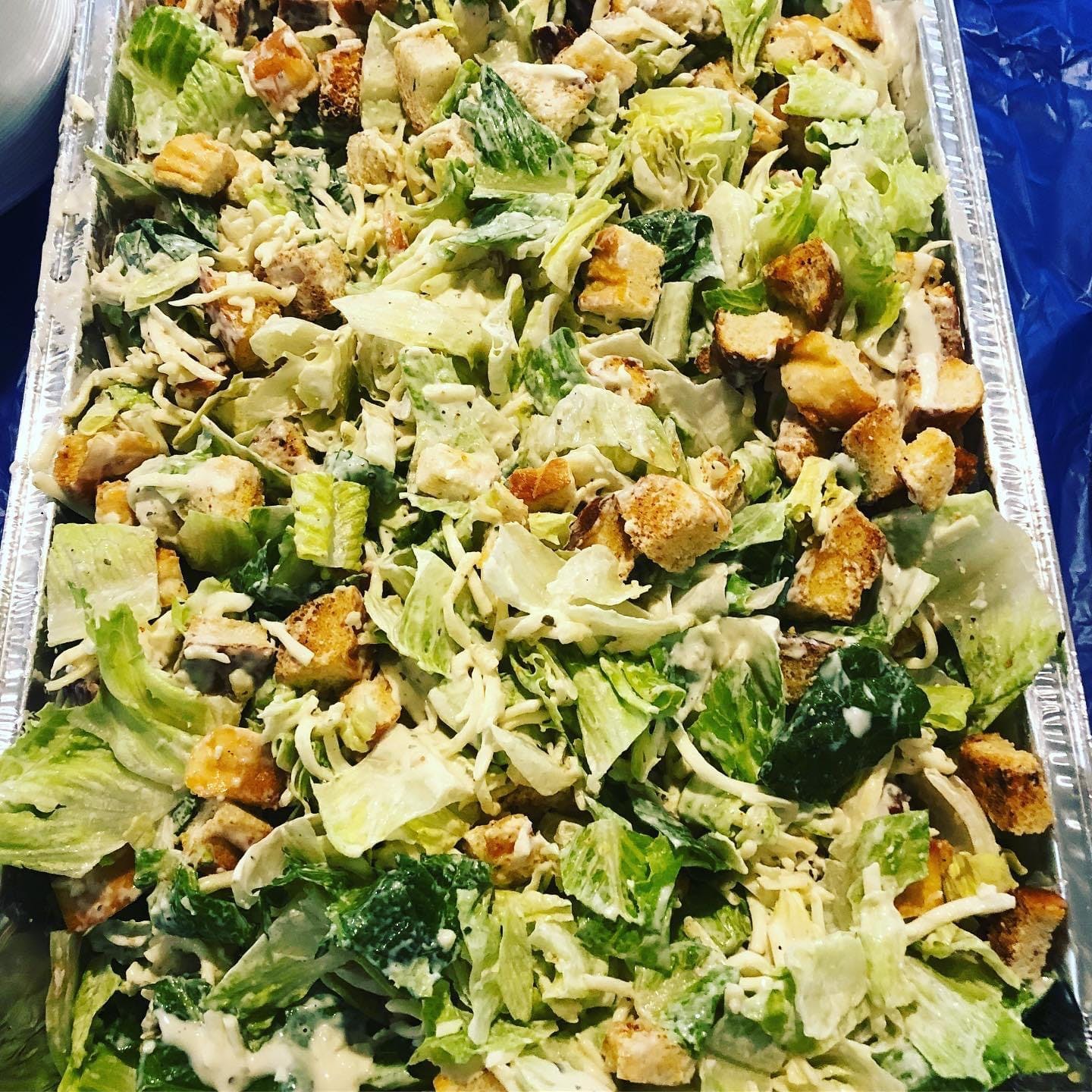 Order Caesar Salad - Medium food online from Affamato Pizza & Italian Restaurant store, Norristown on bringmethat.com