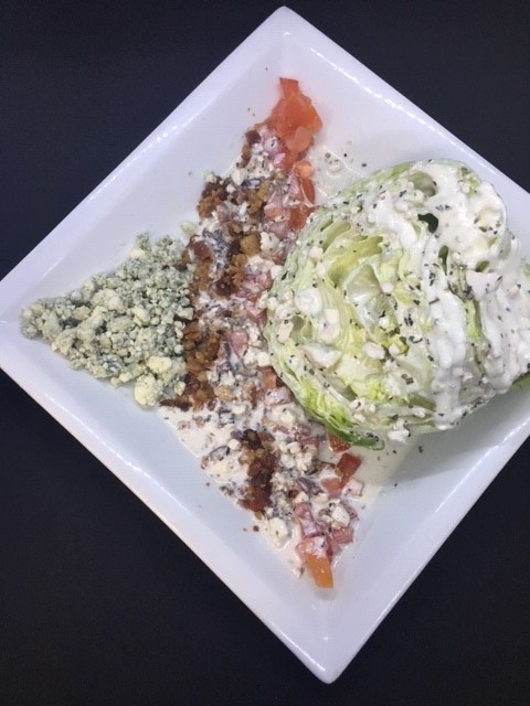 Order Wedge Salad food online from Poco Mexican/American Restaurant, Bar & Comedy Cabaret store, Doylestown on bringmethat.com