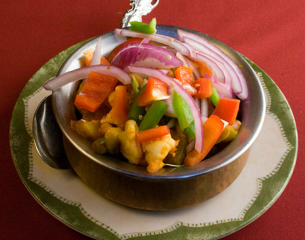 Order Prawn Jal-Frazie food online from Tandoori Mahal Indian Restaurant store, San Francisco on bringmethat.com