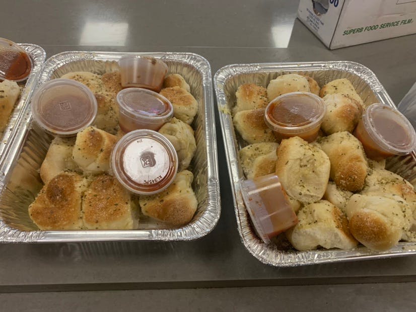 Order Garlic Knots - 6 Pieces food online from Sals Pizza store, Suffolk on bringmethat.com