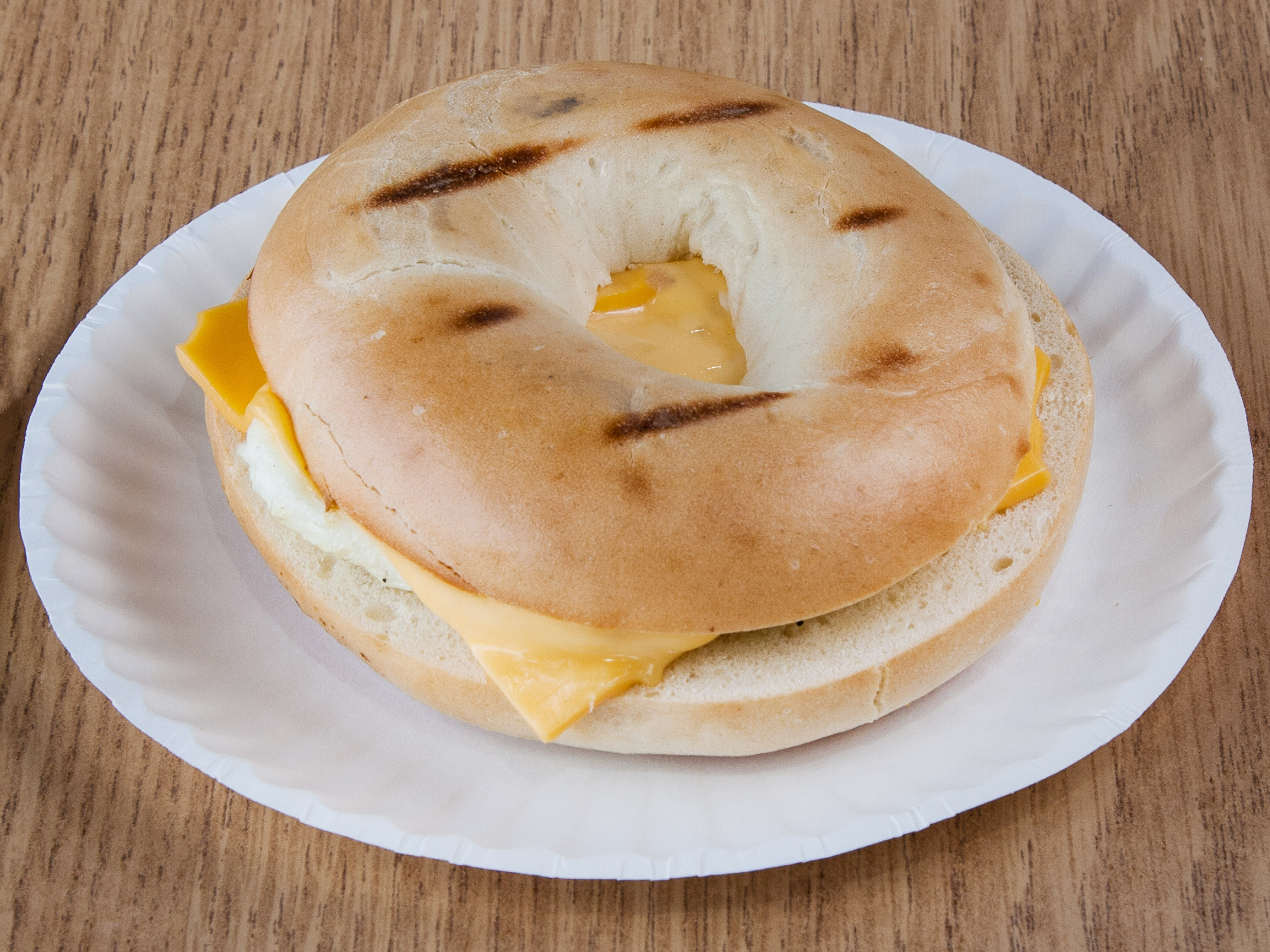 Order Regular Egg and Cheese Bagel food online from Country Style Donuts store, Hanover Park on bringmethat.com