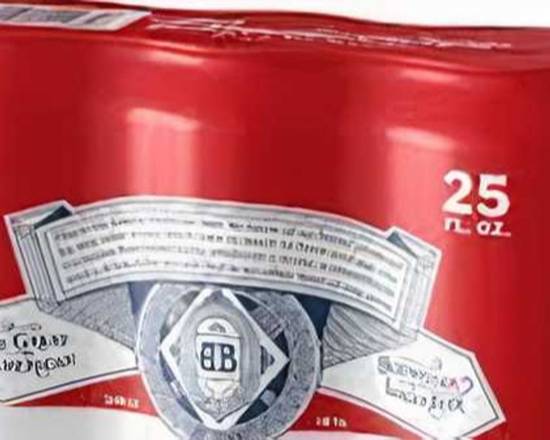 Order Budweiser 3 Pack 25 oz Can food online from Shell store, Antioch on bringmethat.com