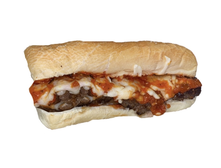 Order Meatball Parmigiana on a roll food online from Gourmet Italian Delights store, Keyport on bringmethat.com